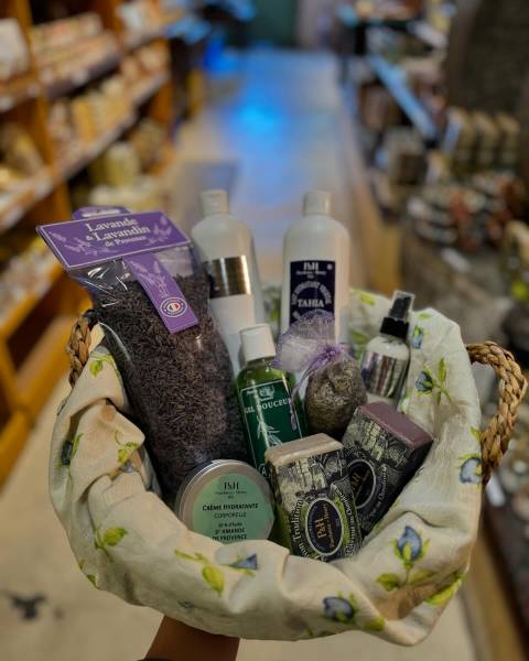 Idées de cadeaux : Panier Beauté en Provence - boutique proche de Manosque