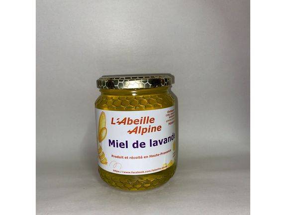 Miel de lavande des Alpes de Haute Provence - pot de 500g - achat en ligne ou en boutique proche de Manosque